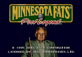 Minnesota Fats Pool Legend Title Screen